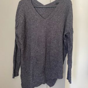 Gray all saints oversized sweater in a size small